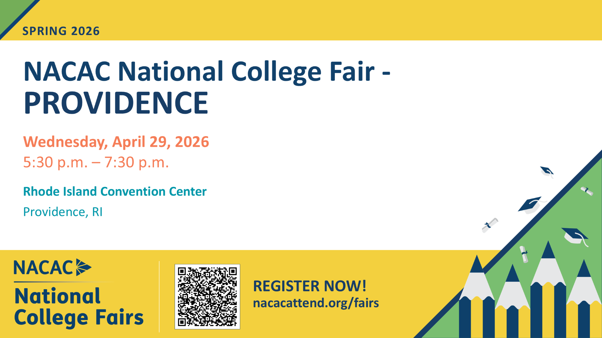 More Info for NACAC National College Fair - Providence