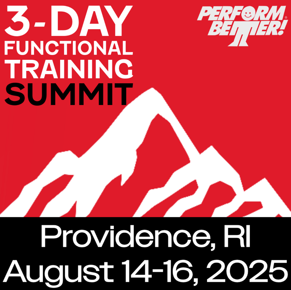 More Info for Perform Better Functional Training Summit